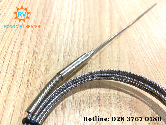 Cảm Biến Nhiệt Độ Loại K Ø1.5*150  Cảm Biến Nhiệt Độ Loại K Ø1.5*150