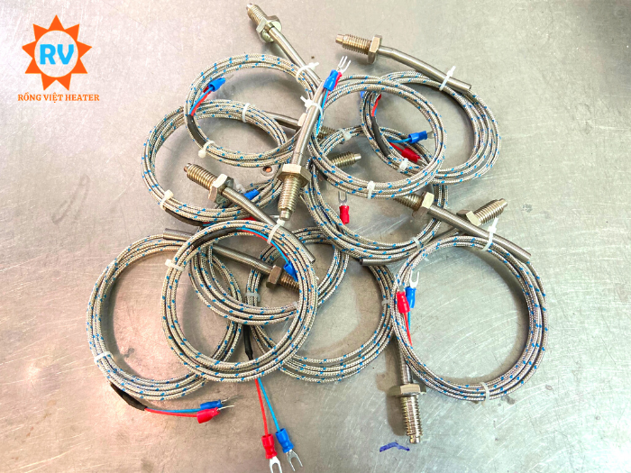 Cảm biến nhiệt độ loại K tốt M10 ra dây 1.5m Cảm biến nhiệt độ loại K tốt M10 ra dây 1.5m