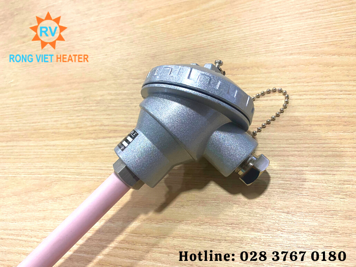 Can Nhiệt K Vỏ Sứ mua ở đâu Can Nhiệt K Vỏ Sứ Ø16*400