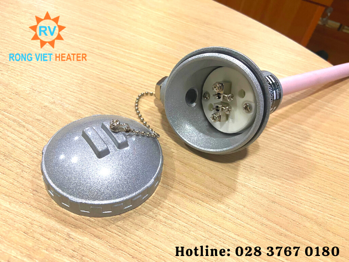 Can Nhiệt K Vỏ Sứ giá bao nhiêu Can Nhiệt K Vỏ Sứ Ø16*400