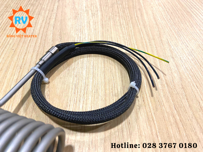 Cuộn Sưởi Đầu Khuôn Xoắn Ốc ID38 x L60 / 380V - 475W Cuộn Sưởi Đầu Khuôn Xoắn Ốc ID38 x L60 / 380V - 475W