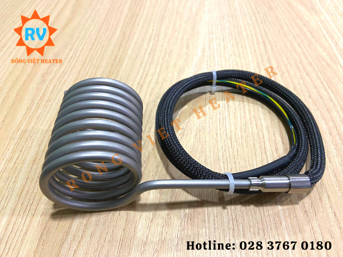 Cuộn Sưởi Đầu Khuôn Xoắn Ốc ID38 x L60 / 380V - 475W Cuộn Sưởi Đầu Khuôn Xoắn Ốc ID38 x L60 / 380V - 475W