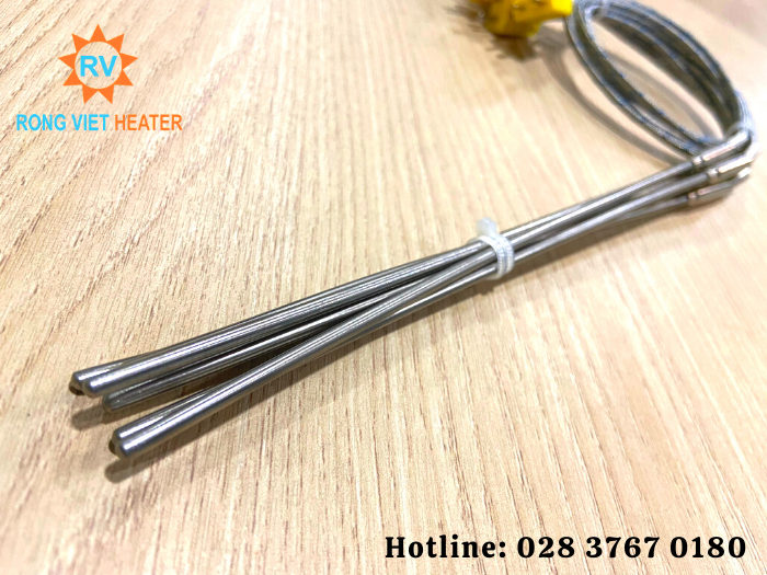 Đầu Dò Nhiệt Độ K Ra Phích Cắm Ø3.2x250 Đầu Dò Nhiệt Độ K Ra Phích Cắm Ø3.2x250