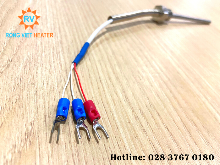 Đầu Dò Nhiệt Độ PT100 Ø6x100 - M14 Đầu Dò Nhiệt Độ PT100 Ø6x100 - M14