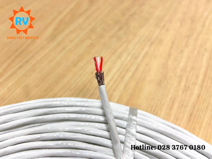 Dây cảm biến nhiệt độ PT100 bọc teflon 3x7x0.2 Dây cảm biến nhiệt độ PT100 bọc teflon 3x7x0.2