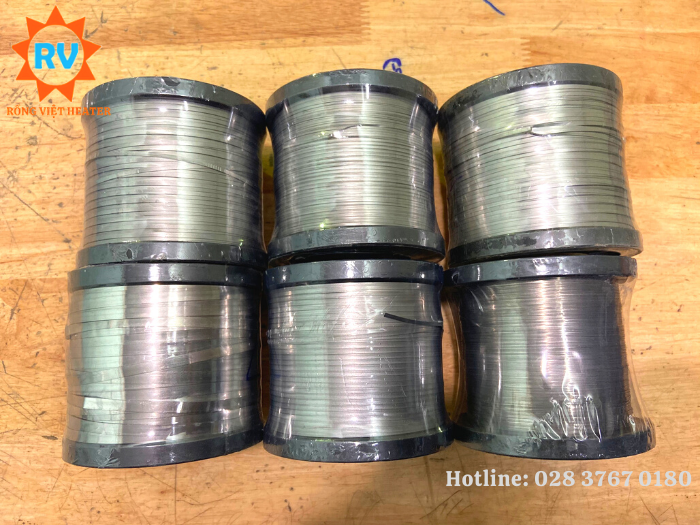 Dây điện trở dẹp OCr25Al5 Dây điện trở dẹp OCr25Al5