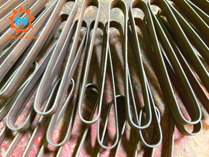 Dây điện trở dẹp OCr25Al5 uốn zíc zắc Dây điện trở dẹp OCr25Al5 uốn zíc zắc