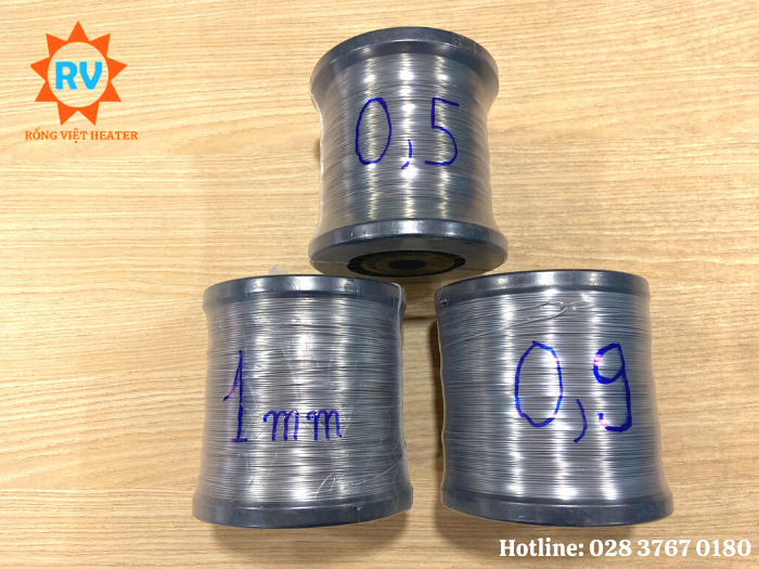 Dây điện trở tròn OCr25Al5 Dây điện trở tròn OCr25Al5
