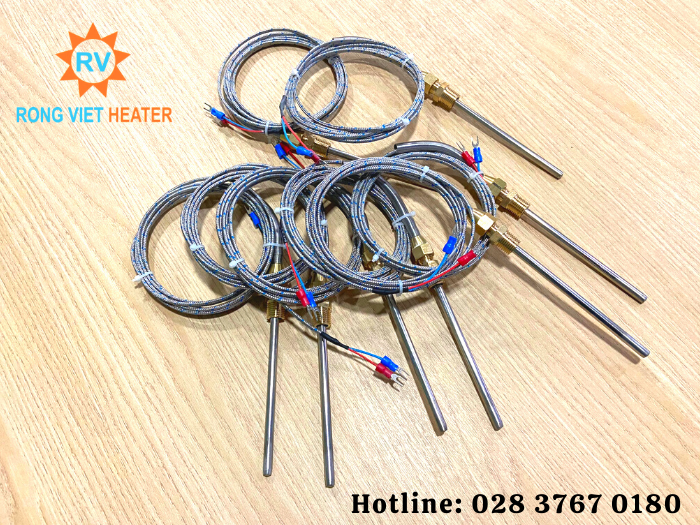 Dây Dò Nhiệt Độ Loại K / Ø6x100 - M13 Dây Dò Nhiệt Độ Loại K / Ø6x100 - M13