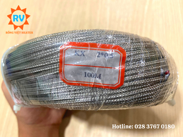 Dây dò nhiệt loại K 2*0.5 Dây dò nhiệt loại K 2*0.5