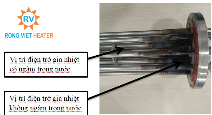 Điện trở đun nước bị khô nước Điện trở đun nước bị khô nước