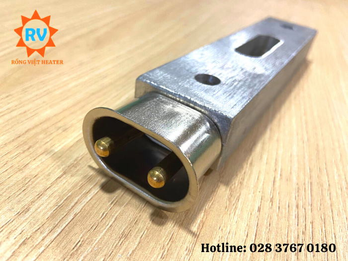 Điện trở đúc nhôm ra phích 175x40x25 / 220V - 200W Điện trở đúc nhôm ra phích 175x40x25 / 220V - 200W