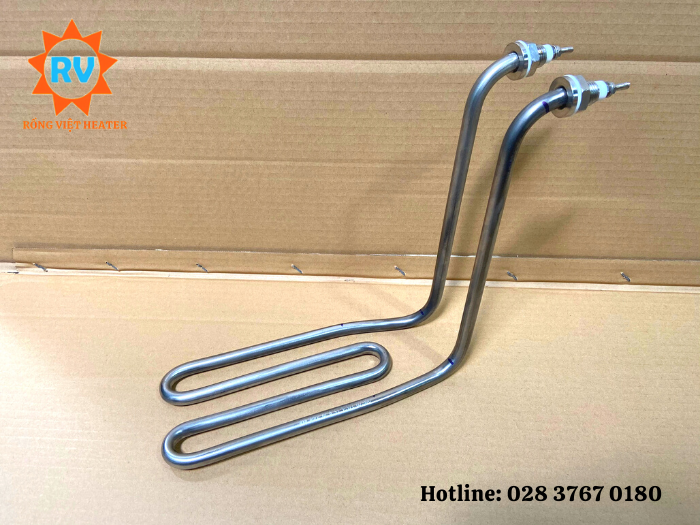 Điện trở đun dầu 2 ngón Ø11x250x100 220V 4KW Điện trở đun dầu 2 ngón Ø11x250x100 220V 4KW