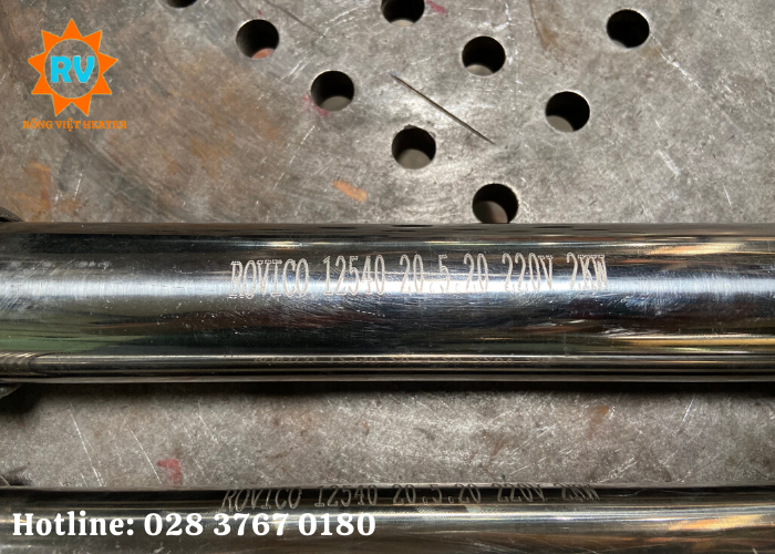 Điện Trở Một Đầu Đun Nước M45 Ø38*430 / 220V 2250W Điện Trở Một Đầu Đun Nước M45 Ø38*430 / 220V 2250W