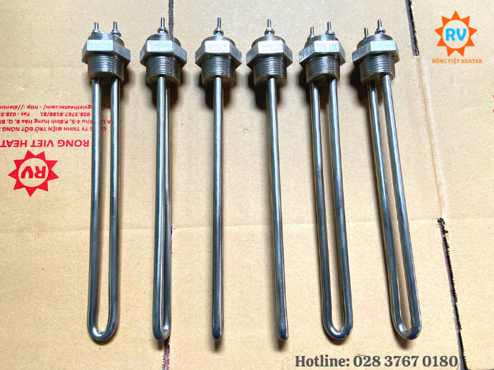 Điện trở đun nước đầu ren M32*U240 220V 1000W Điện trở đun nước đầu ren M32*U240 220V 1000W