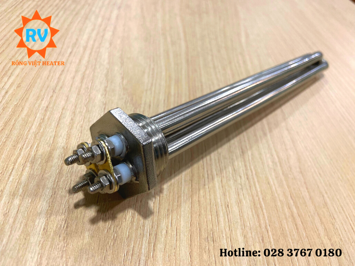 Điện trở đun nước đầu ren 34x2U300 220V 3000W Điện trở đun nước đầu ren 34x2U300 220V 3000W