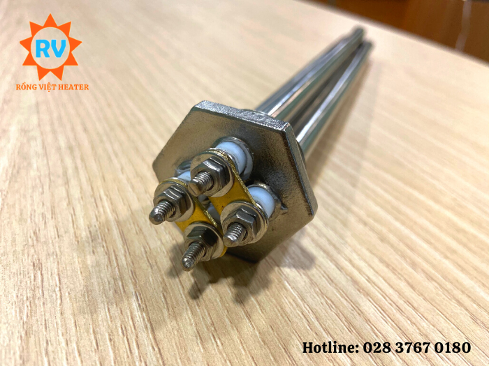 Điện trở đun nước đầu ren 34x2U300 220V 3000W Điện trở đun nước đầu ren 34x2U300 220V 3000W