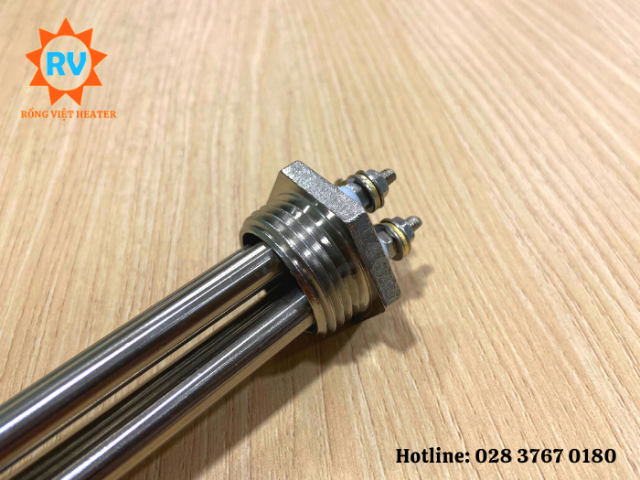 Điện trở đun nước đầu ren 34x2U300 220V 3000W Điện trở đun nước đầu ren 34x2U300 220V 3000W