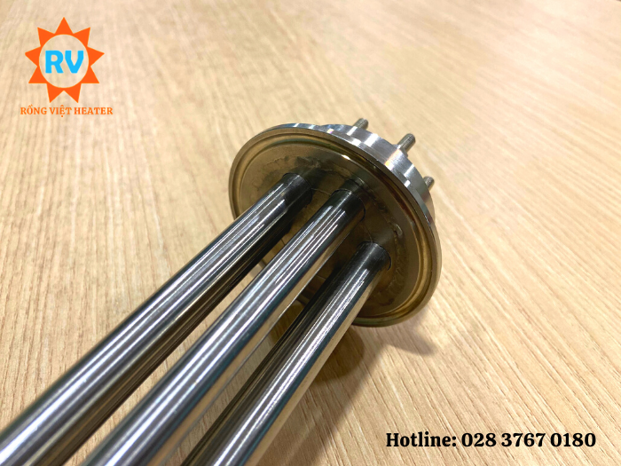 Điện trở đun nước Ferrul đầu 63.5xU450 220V/380V 9KW Điện trở đun nước Ferrul đầu 63.5xU450 220V/380V 9KW