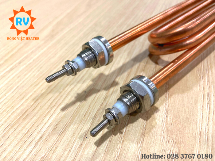 Điện trở đun nước ống đồng Ø8*U220PB 240V 3KW Điện trở đun nước ống đồng Ø8*U220PB 240V 3KW