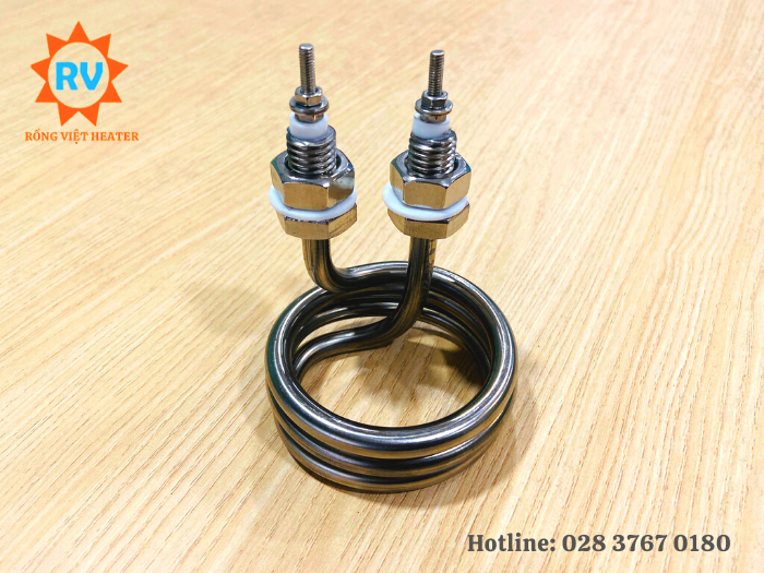 Điện trở đun nước xoắn vòng Ø8xPT65X35 220V 2500W Điện trở đun nước xoắn vòng Ø8xPT65X35 220V 2500W