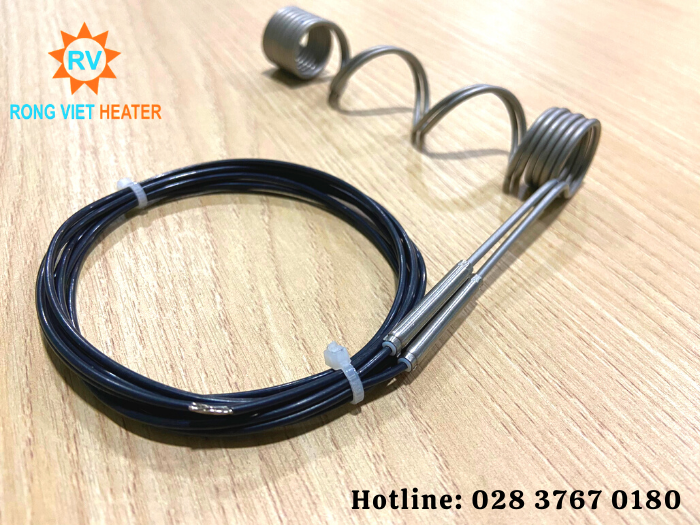 Điện Trở Lò Xo Gia Nhiệt Ø2*18*120 220V 500W Điện Trở Lò Xo Gia Nhiệt Ø2*18*120 220V 500W