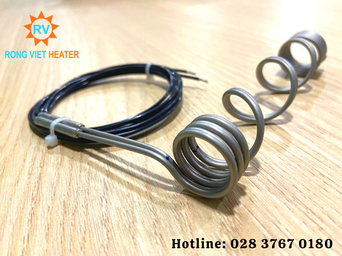 Điện Trở Lò Xo Gia Nhiệt Ø2*18*120 220V 500W Điện Trở Lò Xo Gia Nhiệt Ø2*18*120 220V 500W