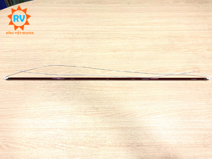 Điện trở halogen màu đỏ Ø12*1000 220V 2000W Điện trở halogen màu đỏ Ø12*1000 220V 2000W