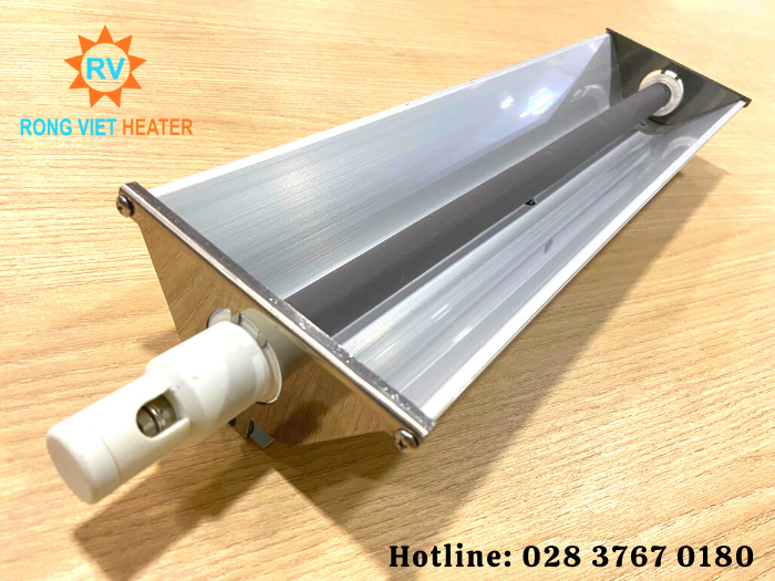 Điện Trở Máng Sứ Đen Ø18x400 / 220V - 1KW Điện Trở Máng Sứ Đen Ø18x400 / 220V - 1KW