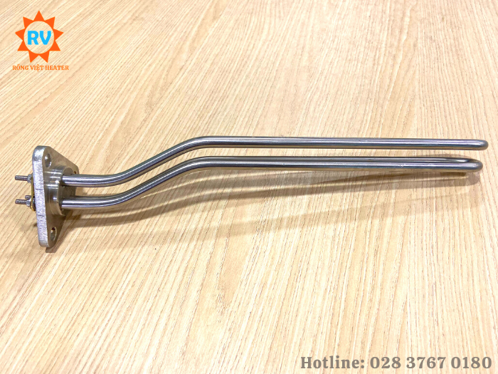 Điện trở đun nước mặt bích tam giác 100*12*U330 380V 2300W Điện trở đun nước mặt bích tam giác 100*12*U330 380V 2300W