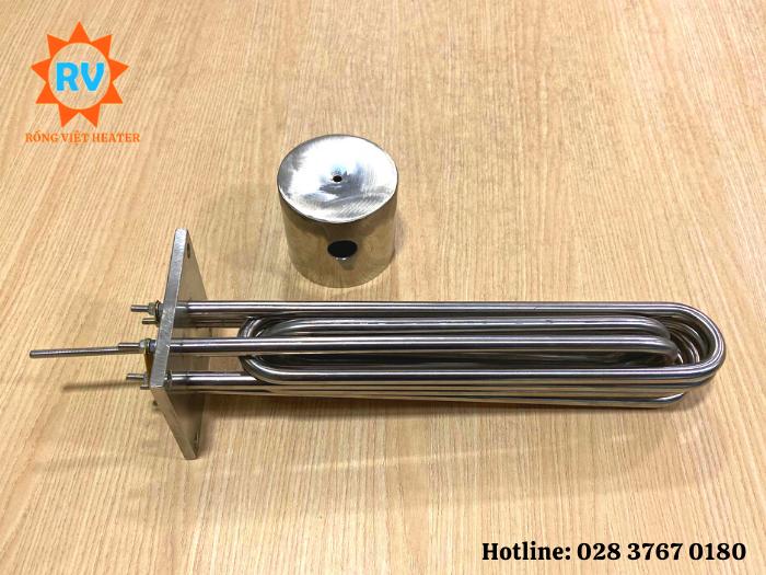 Điện trở nồi hơi MB vuông 110*U350PO 220V 9000W Điện trở nồi hơi MB vuông 110*U350PO 220V 9000W