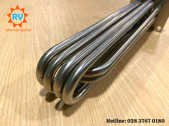 Điện trở nồi hơi MB vuông 110*U350PO 220V 9000W Điện trở nồi hơi MB vuông 110*U350PO 220V 9000W