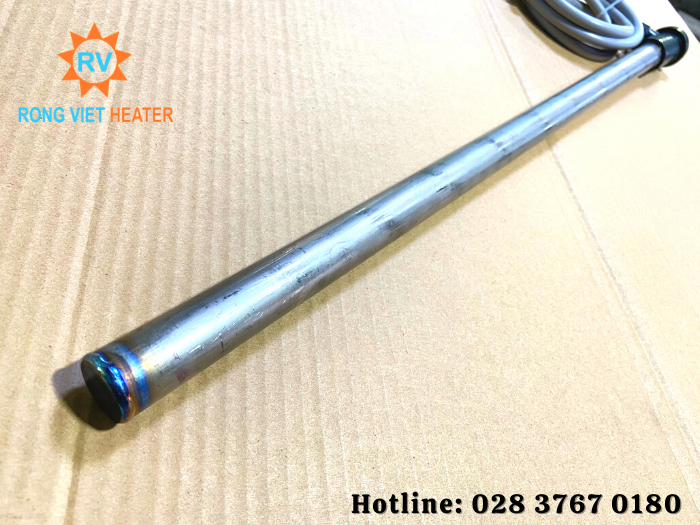 Điện Trở Ống Titan Ø25*600PO / 220V - 2500W Điện Trở Ống Titan Ø25*600PO / 220V - 2500W
