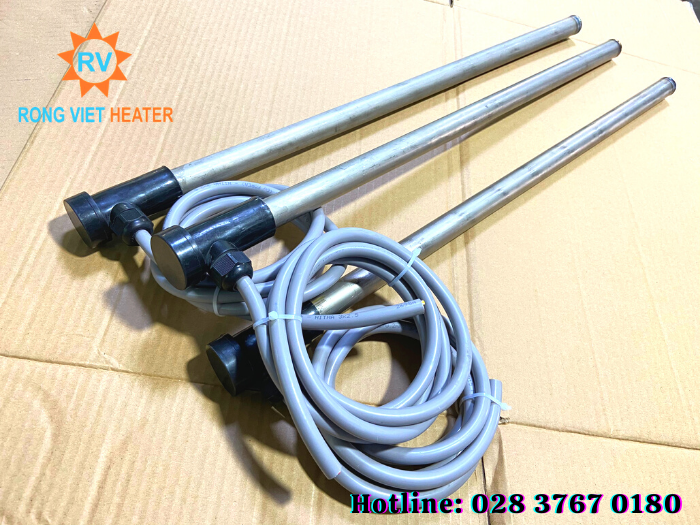 Điện Trở Ống Titan Ø25*600PO / 220V - 2500W Điện Trở Ống Titan Ø25*600PO / 220V - 2500W