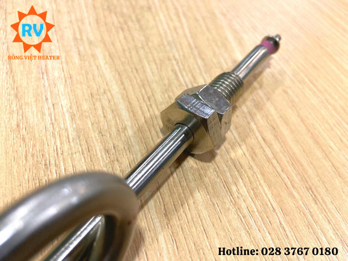 Điện trở sauna uốn lò xo Ø8*250 / 380V 1500W Điện trở sauna uốn lò xo Ø8*250 / 380V 1500W