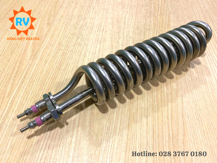 Điện trở sấy công nghiệp uốn lò xo 220V - 2640W Điện trở sấy công nghiệp uốn lò xo 220V - 2640W