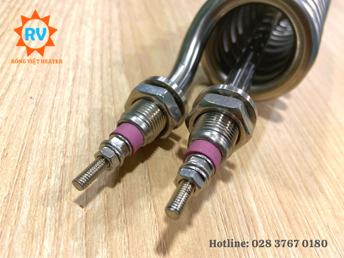 Điện trở sấy công nghiệp uốn lò xo 220V - 2640W Điện trở sấy công nghiệp uốn lò xo 220V - 2640W