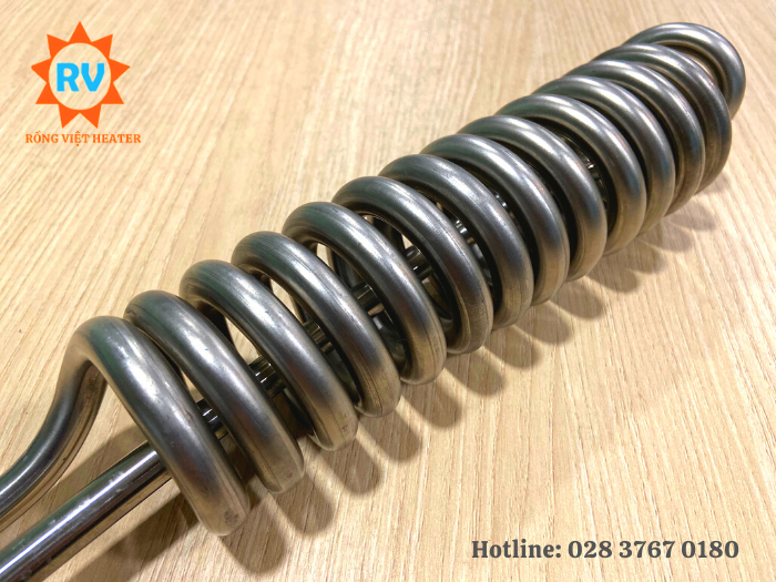 Điện trở sấy công nghiệp uốn lò xo 220V - 2640W Điện trở sấy công nghiệp uốn lò xo 220V - 2640W