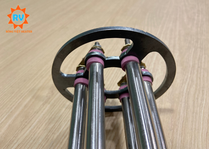 Điện Trở Sấy Mặt Bích Tròn 220V - 3000W Điện Trở Sấy Mặt Bích Tròn 220V - 3000W