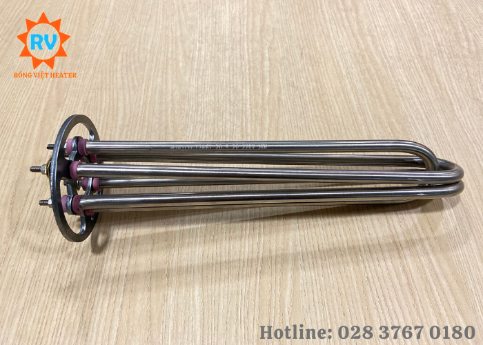 Điện Trở Sấy Mặt Bích Tròn 220V - 3000W Điện Trở Sấy Mặt Bích Tròn 220V - 3000W