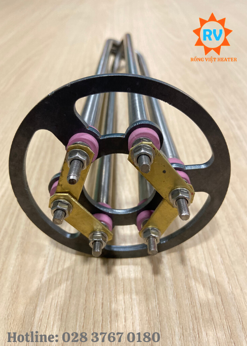 Điện Trở Sấy Mặt Bích Tròn 220V - 3000W Điện Trở Sấy Mặt Bích Tròn 220V - 3000W