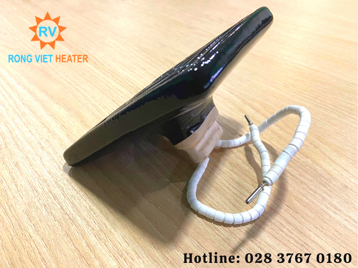 Điện trở sứ máng đen 120x120 / 220V - 650W Điện trở sứ máng đen 120x120 / 220V - 650W