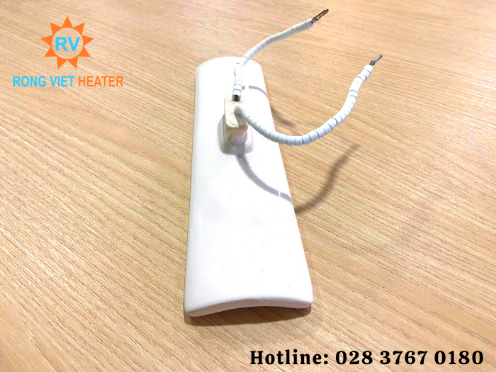 Điện trở sứ máng trắng 240x60 / 220V - 650W Điện trở sứ máng trắng 240x60 / 220V - 650W