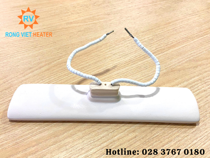 Điện trở sứ máng trắng 240x60 / 220V - 650W Điện trở sứ máng trắng 240x60 / 220V - 650W