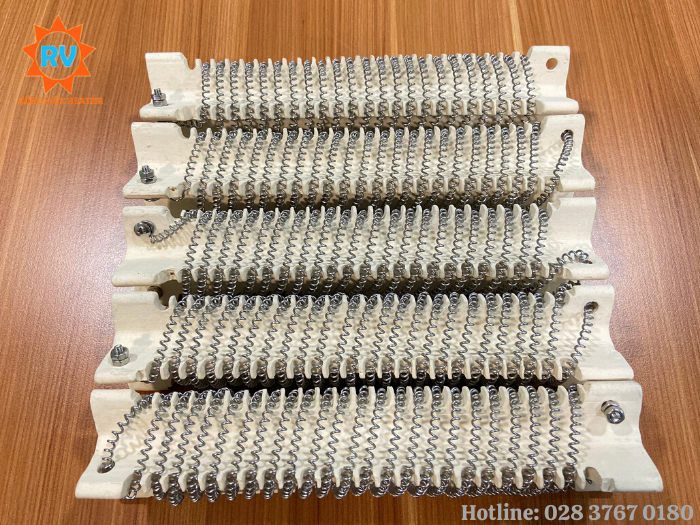 Điện trở sứ trái khế Ø55*230 / 220V - 3500W Điện trở sứ trái khế Ø55*230 / 220V - 3500W