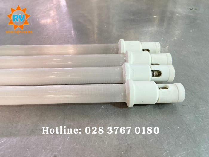 Điện trở thạch anh Ø20*650 / 220V - 1KW Điện trở thạch anh Ø20*650 / 220V - 1KW