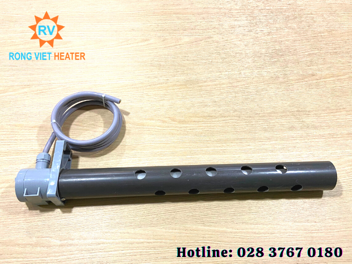 Điện Trở Thạch Anh Xi Mạ Ø38x800 220V 2KW Điện Trở Thạch Anh Xi Mạ Ø38x800 220V 2KW
