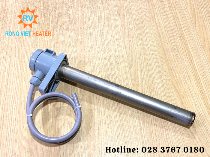 Điện Trở Titan Bể Mạ Ø38x450PB 220V 1KW Điện Trở Titan Bể Mạ Ø38x450PB 220V 1KW