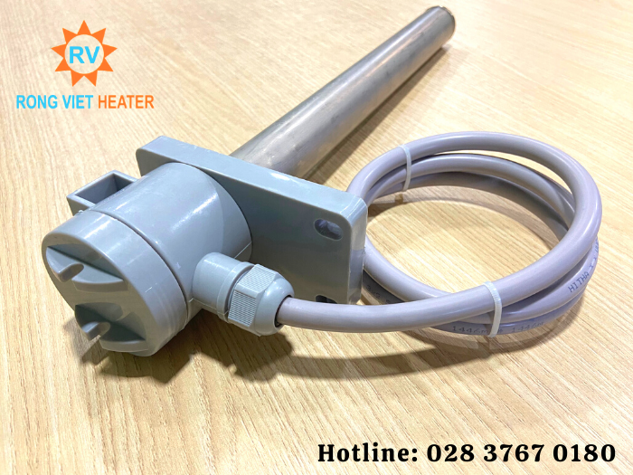 Điện Trở Titan Bể Mạ Ø38x450PB 220V 1KW Điện Trở Titan Bể Mạ Ø38x450PB 220V 1KW