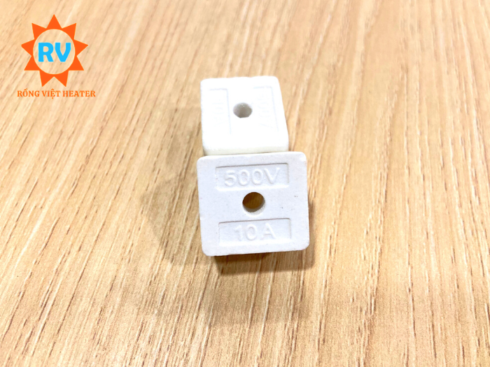 Domino sứ chịu nhiệt 500V 10A Domino sứ chịu nhiệt 500V 10A